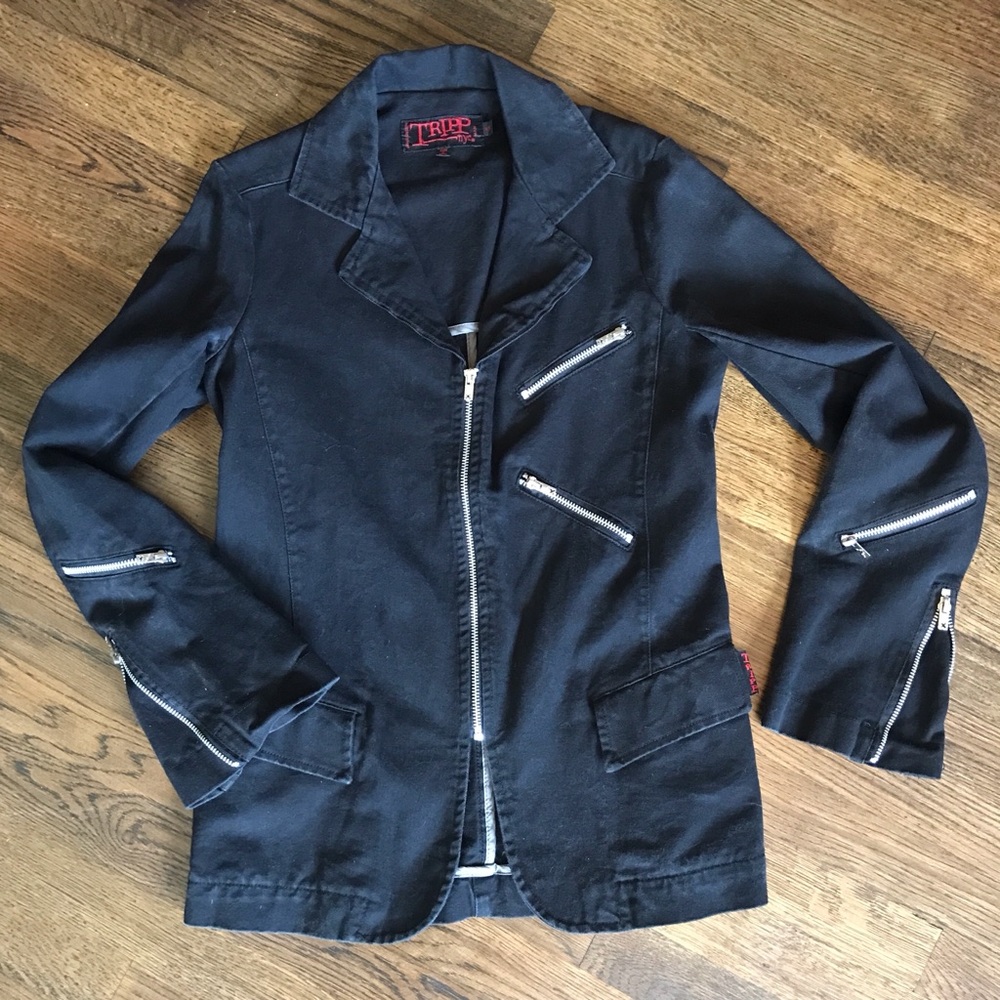 EUC TRIPP nyc men’s black jacket